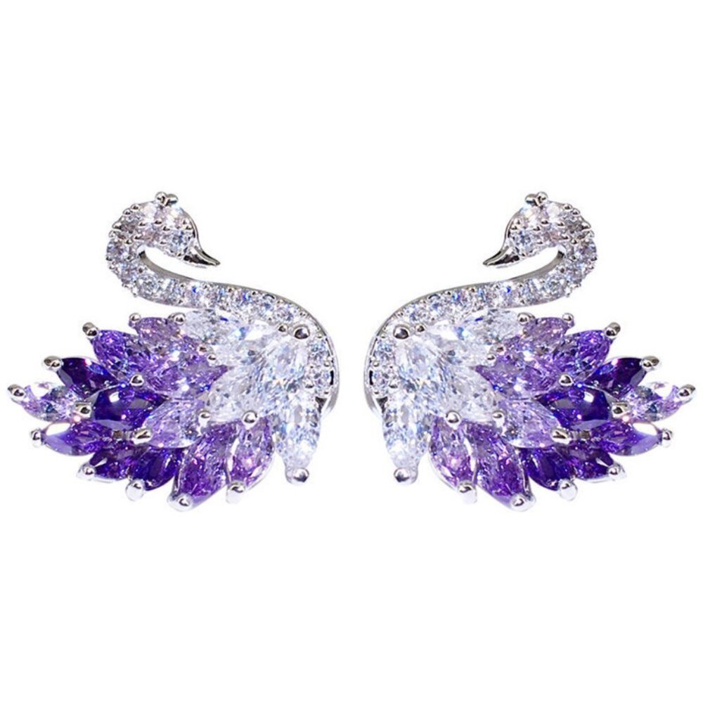 Swan Earrings
